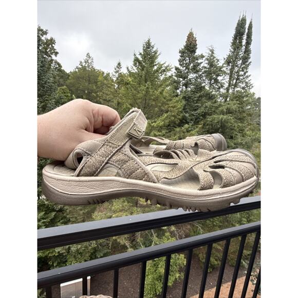 Keen Rose Casual Closed Bumper Toe Sandals Brown Women's Size US 7 - Picture 10 of 14